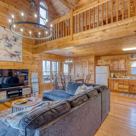 Mtn Cabin Sleeps 10 - 5 Mins To Fishing & Camping Ellijay Exterior photo