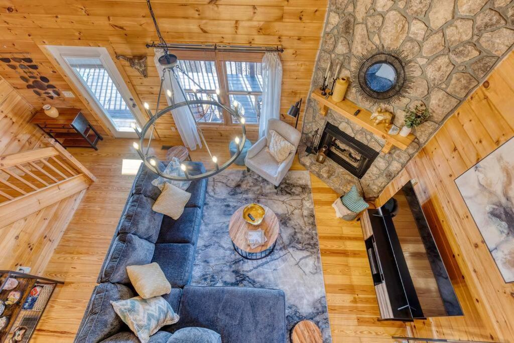 Mtn Cabin Sleeps 10 - 5 Mins To Fishing & Camping Ellijay Exterior photo