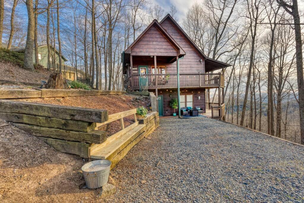 Mtn Cabin Sleeps 10 - 5 Mins To Fishing & Camping Ellijay Exterior photo